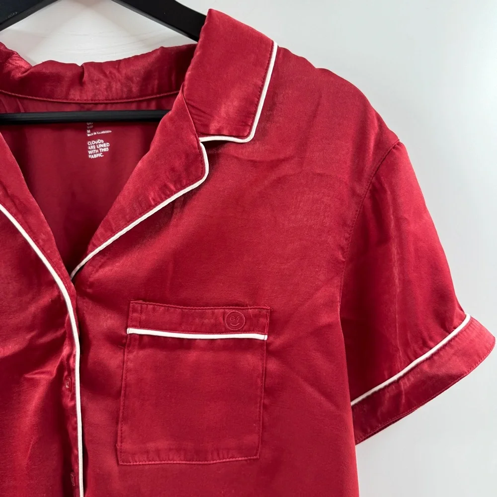 Gilly Hicks Red Satin Pajama Set – Women’s M - Picture 3 of 11